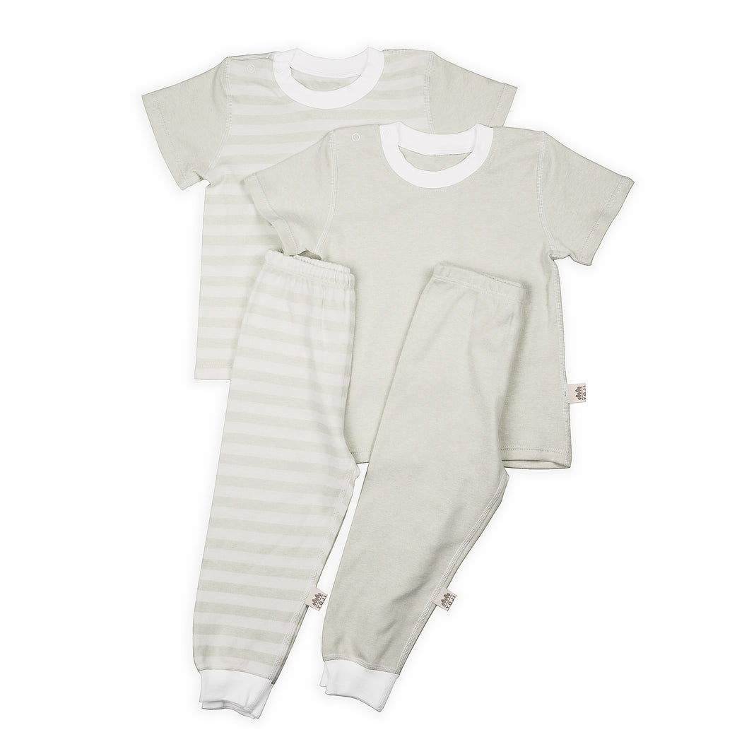 Pajamas and Shirt Bundle Green