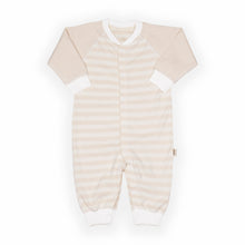 Load image into Gallery viewer, Baby Day to Night bundle Beige Wide Stripes
